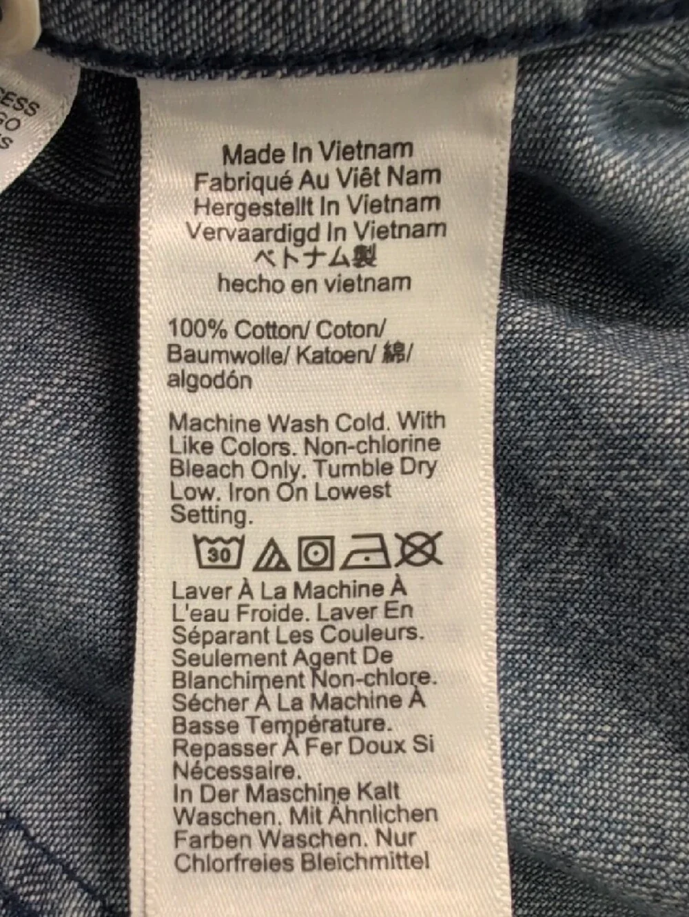 J.Crew Light Blue Denim Button-Up Shirt - Picture 4 of 4